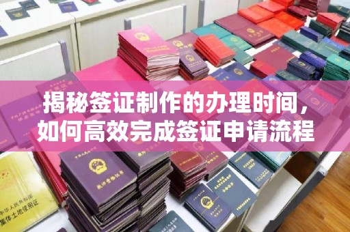 宜春揭秘签证制作的办理时间，如何高效完成签证申请流程