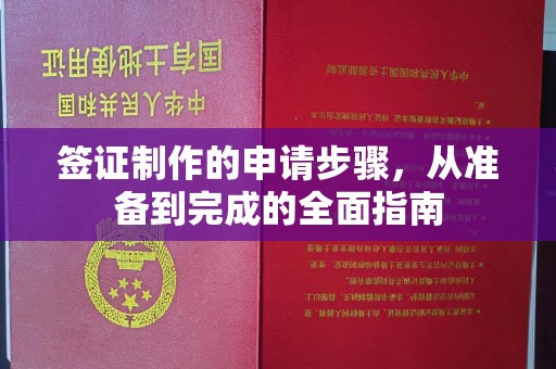 宜春签证制作的申请步骤，从准备到完成的全面指南