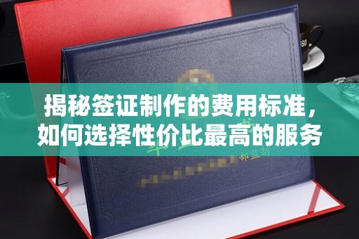 宜春揭秘签证制作的费用标准，如何选择性价比最高的服务？